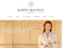 Tablet Screenshot of karenmacneil.com